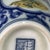 Blue Vintage Qing Blue & White Porcelain Cup – Famille Rose Orchid Medallion, "Qing Dynasty Collection" Mark For Sale - Image 8 of 9