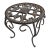 Small Cast Iron Floral Plant Stand For Sale