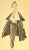 Schiaparelli 1950 French Mid-Century Elsa Schiaparelli Fashion Print For Sale - Image 4 of 4