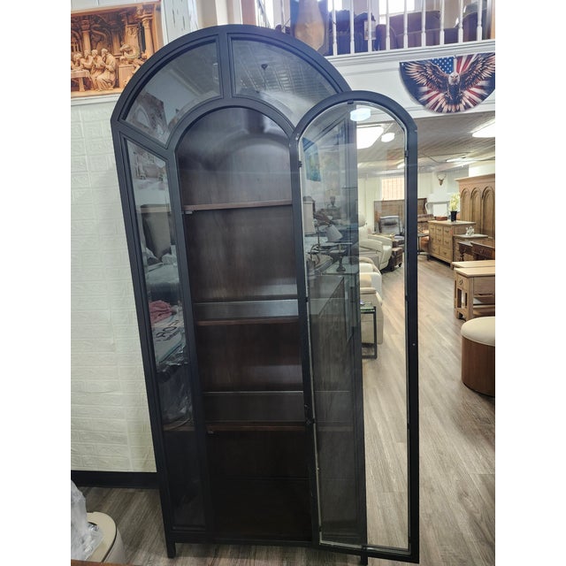 Traditional Hammary Furniture Apothecary Cabinet For Sale - Image 3 of 6