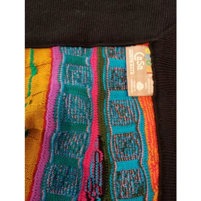 Shabby Chic Vintage Coogi Casa Australia Merino Throw Blanket For Sale - Image 3 of 11