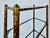 Metal Mid-Century Faux Tortoiseshell Bamboo Étagère Bookcase - Newly Painted For Sale - Image 7 of 10