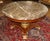 1990s Mahogany Neo Classical Regency Style Marble Top Dining Center Table For Sale - Image 4 of 10