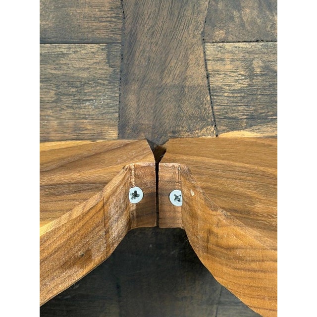 Monumental Spanish Baroque Walnut Trestle Dining Table by Miamar Home For Sale - Image 14 of 18