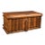 1920's Italian Antique Olive Wood Ladies Vanity Box For Sale
