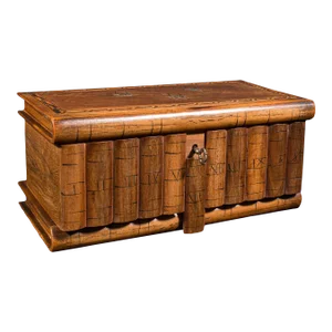1920's Italian Antique Olive Wood Ladies Vanity Box