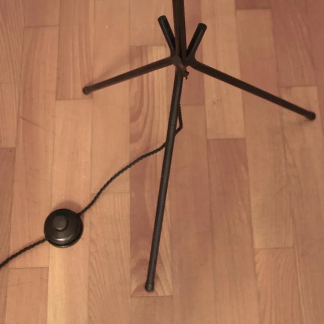 1950s French Tripod Floor Lamp from Arlus, 1950s For Sale - Image 5 of 9
