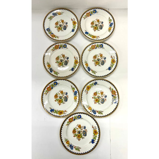 Ceramic Vintage Haviland Limoges the Amiens Porcelain Floral Print Berry/Dessert Bowls - Set of 10 For Sale - Image 7 of 13