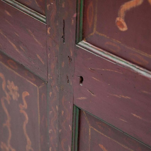 Traditional Spanish Polychrome Wardrobe, 1930s For Sale - Image 10 of 18