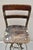 Industrial Early 20th Century Industrial Toledo Metal Co Steel & Wood Adjustable Drafting Stool Chair For Sale - Image 3 of 12