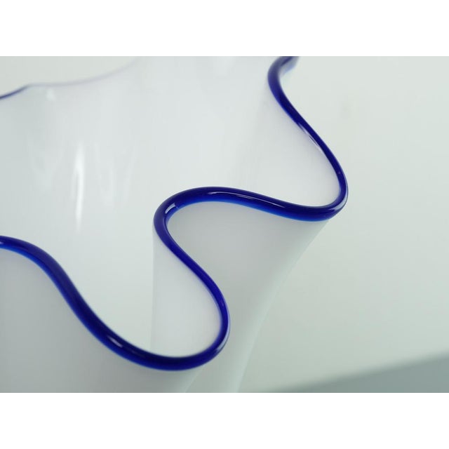 1970s Mid-Century Vase in Glass, 1970s For Sale - Image 5 of 15