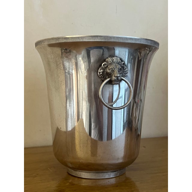 Vintage French Siilverplate Champagne Bucket by Gelb, 1960's For Sale - Image 4 of 10