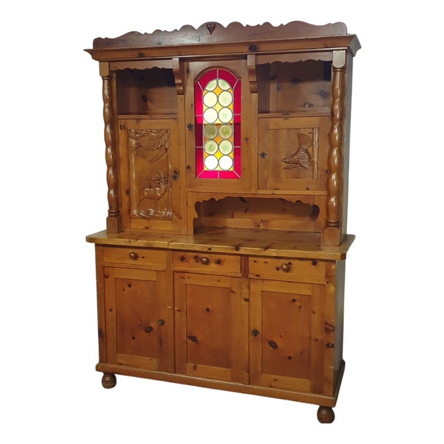 Tiroler Wood Cupboard, 1950s For Sale