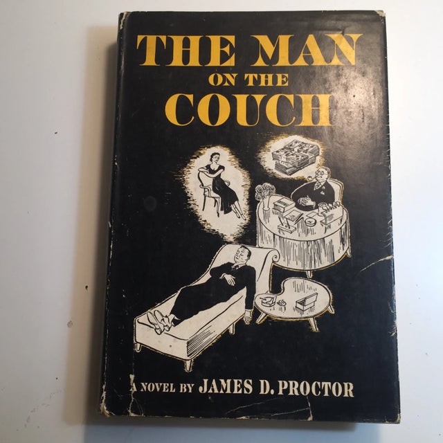 Black "The Man on the Couch" 1951 Book For Sale - Image 8 of 8