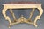 Rococo 19th Century French Rococo Carved Giltwood Marble Top Console Table For Sale - Image 3 of 14