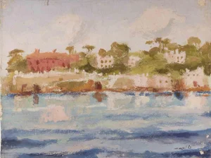 Franco Marzilli, Sea View, Oil Painting, 1970s