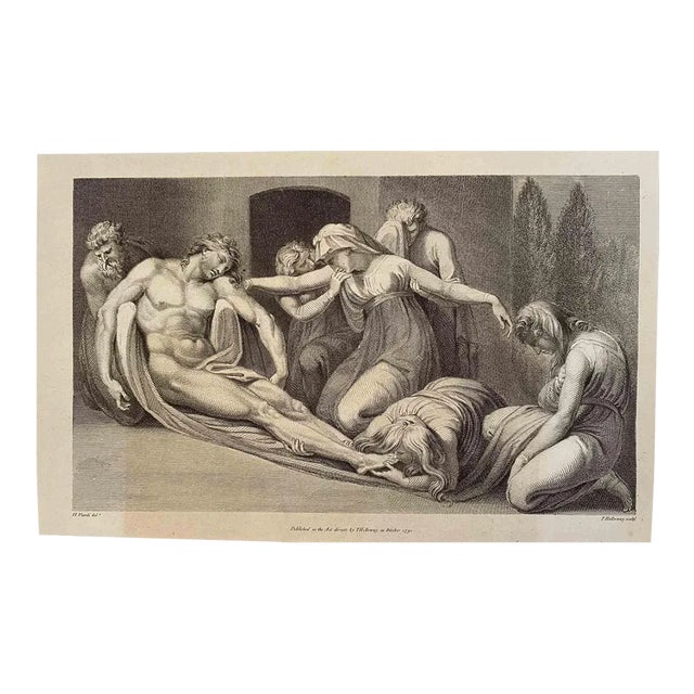 The Deposition, Original Etching After Heinrich Fuseli, 1791 For Sale