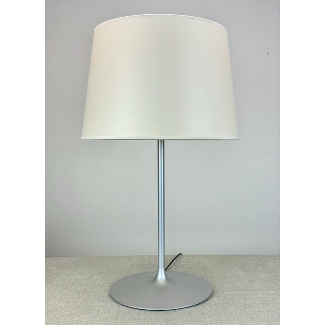 Design Philippe Starck, 1998 Made in Italy by Flos ROMEO SOFT T table/desk lamp providing diffused light. Acid-etched...