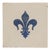 1900s Fleur De Lis Blue & White Large Tile, Portuguese For Sale