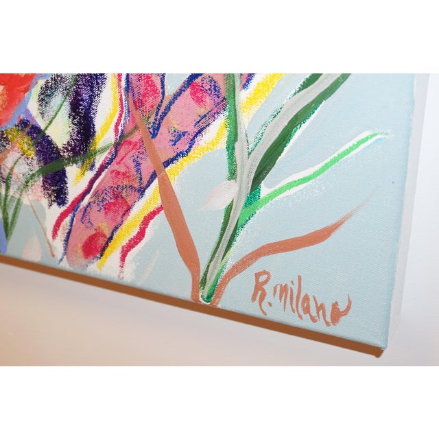 2026, Naturalistic Style Painting on Canvas of Modern Marina, Caribbean Corals by Romina Milano For Sale - Image 9 of 9