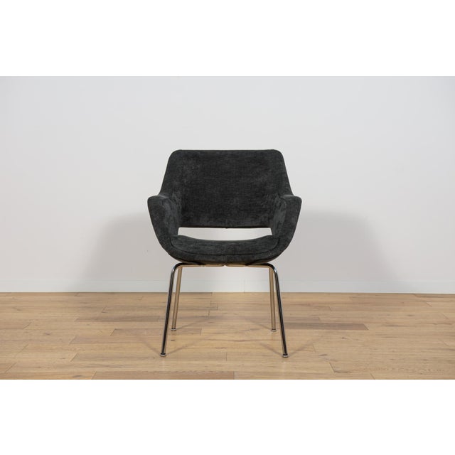 Black Kilta Armchairs by Olli Mannermaa for Juch Mobelfabrik, Germany, 1970s, Set of 6 For Sale - Image 8 of 18