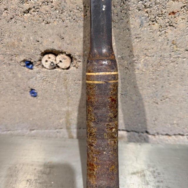 Industrial Classic Estwing Leather-Handled Rock Pick Geology Hammer Industial Decor For Sale - Image 3 of 11