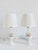 Vintage Porcelain Capodimonte Style Porcelain Table Lamps-a Pair For Sale - Image 4 of 12