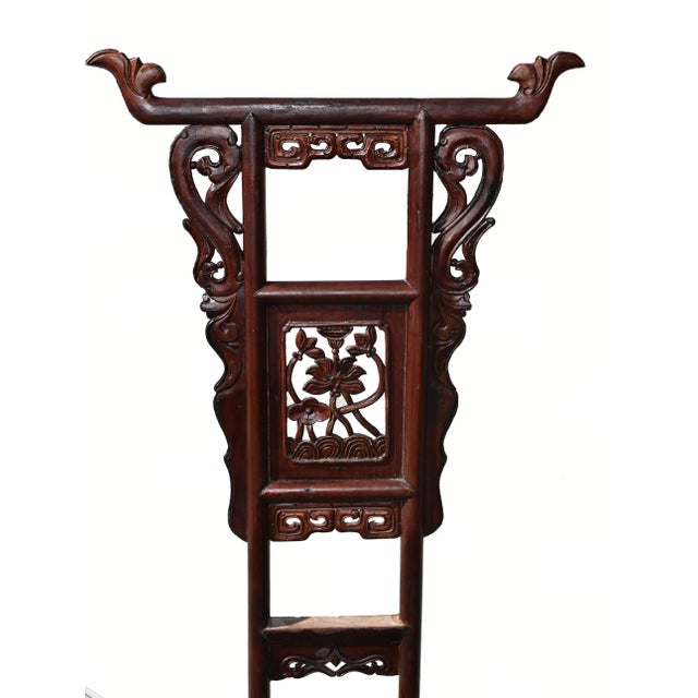 19th Century Chinese Washstand Plant Stand For Sale - Image 4 of 12