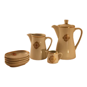Vintage Coffee Service From Hotel Continental- 8 Pieces