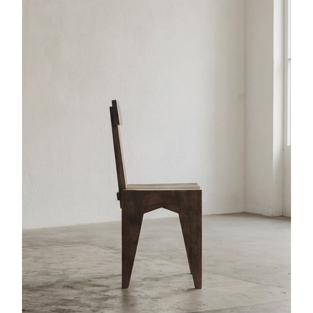 Wood T Chair from Marc Geneix For Sale - Image 7 of 9