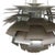 Poul Henningsen Artichoke lamp of steel with a diameter of 72 cm. The lamp is from around the year 2004 and appears in...