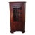 82404 Colonial Furniture Solid Cherry Corner China Cabinet For Sale