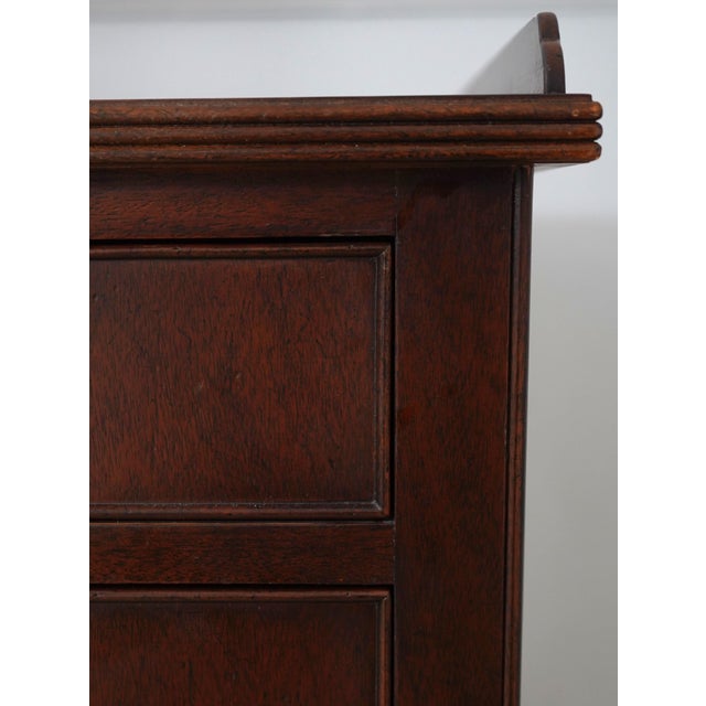 Wood Pair of Baker Historic Charleston Mahogany 2 Drawer Servers For Sale - Image 7 of 18