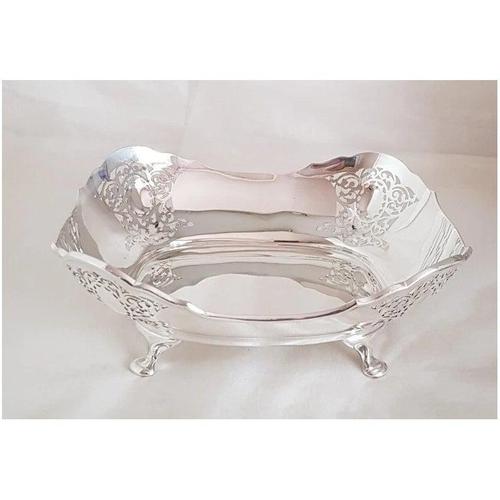 Antique Sterling Silver Fruit Bowl from Atkin Brothers, Sheffield, 1923 For Sale - Image 17 of 18