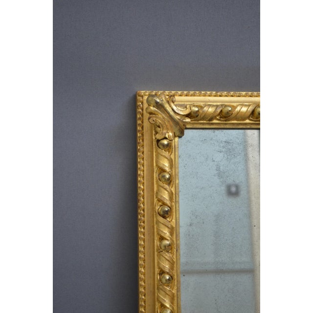 Antique Victorian Giltwood Wall Mirror, 1890s For Sale - Image 5 of 18