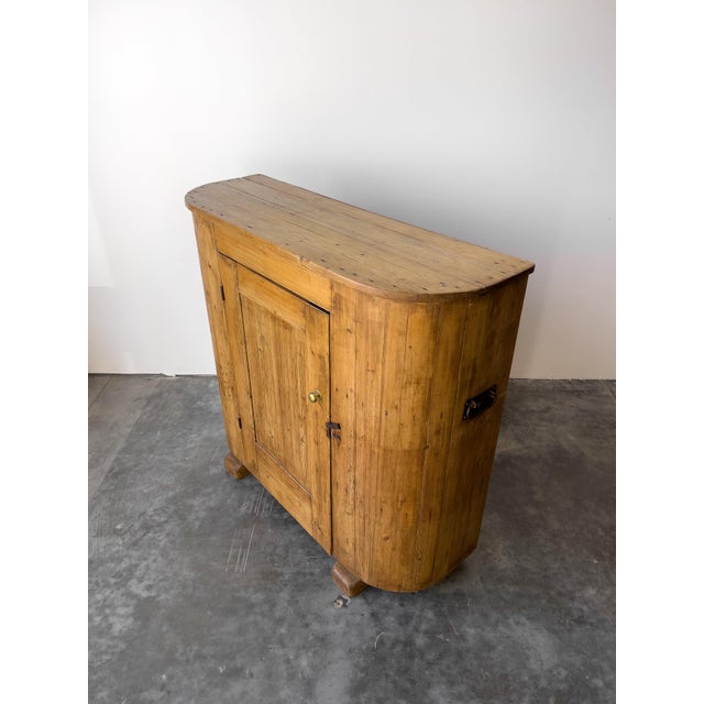 Antique Pine Huffer Cabinet For Sale - Image 10 of 10