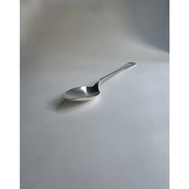 Metal 1960s Sheffield, England for Eisenberg-Lozano Silver Plate Buffet Spoon For Sale - Image 7 of 18