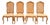 Thomasville French Provincial Louis XV Carved Walnut and Cane Back Dining Chairs, Set of Four For Sale