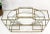 Metal Decorative Gold Gilt Wrought Iron Glass Shelves Étagère For Sale - Image 7 of 13