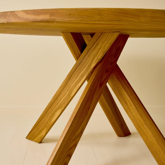 Pierre Chapo T21b "Sfax" Elm Table, 1970s For Sale - Image 9 of 10