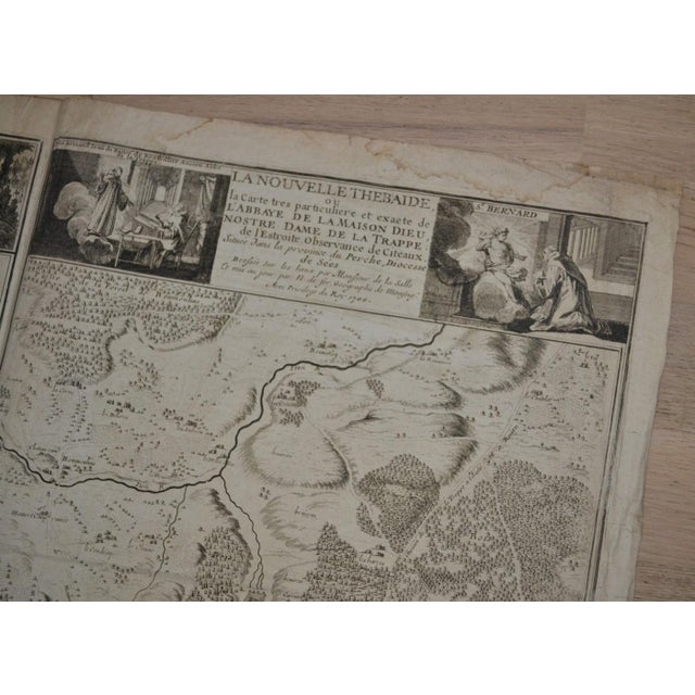 Pair of Rare French Engraved Maps – Ancient & New Thebaid, Nicolas De Fer, 1700 For Sale - Image 4 of 12