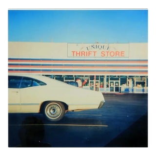 1996 " Thrift" C-Print Photograph of a Vintage Car and Thrift Shop Edition 1/20 by Amy Blakemore For Sale