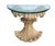 Mid-Century Glass Top Carved Wood Console Table For Sale - Image 10 of 10