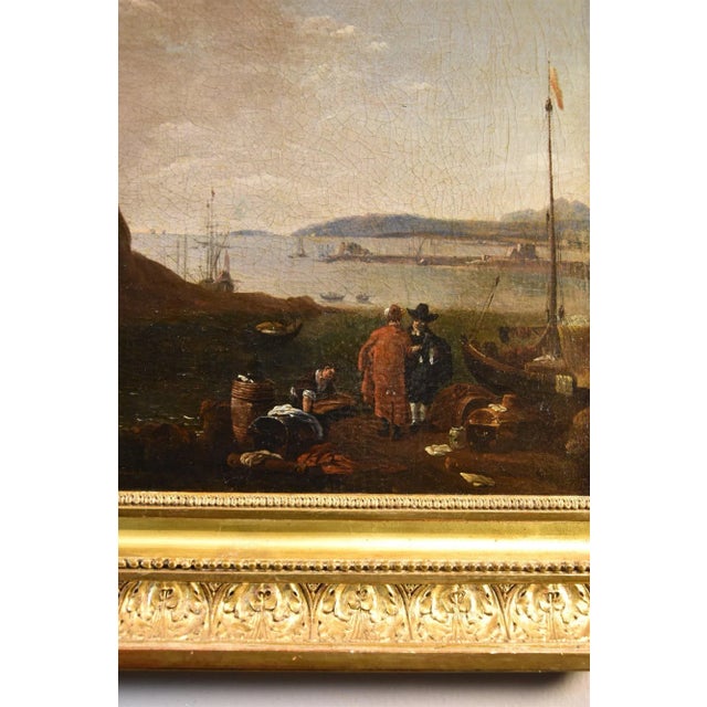 Thomas Wyck, View of Mediterranean Landscape, 1660, Oil on Canvas For Sale - Image 11 of 16