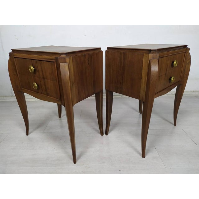 Art Deco Nightstands, 1930s, Set of 2 For Sale - Image 3 of 18