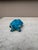1920s Small French Art Deco Turquoise Fish Vase Lachenal For Sale - Image 5 of 5