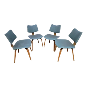 MCM Bentwood Dining Chairs by Thonet for Reupholstery - Set of 4