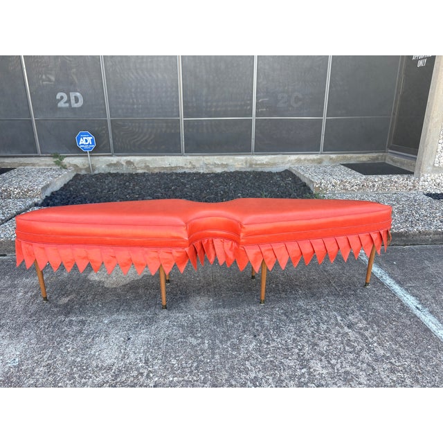 Long Mid-Century William Haines Arrowhead Bench For Sale - Image 11 of 13
