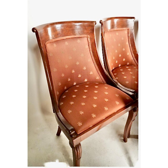Empire-Style Dining Chairs, Set of 6 For Sale In Los Angeles - Image 6 of 8