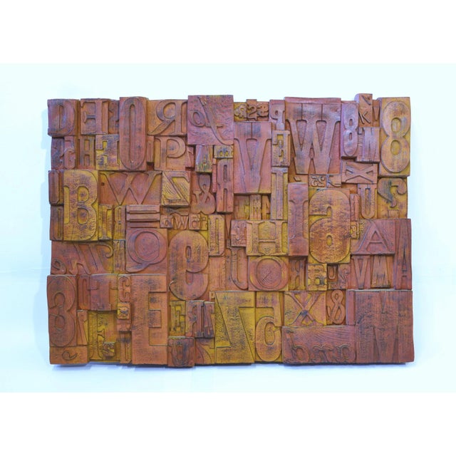 Brutalist Wall Sculpture from Evans For Sale - Image 6 of 6